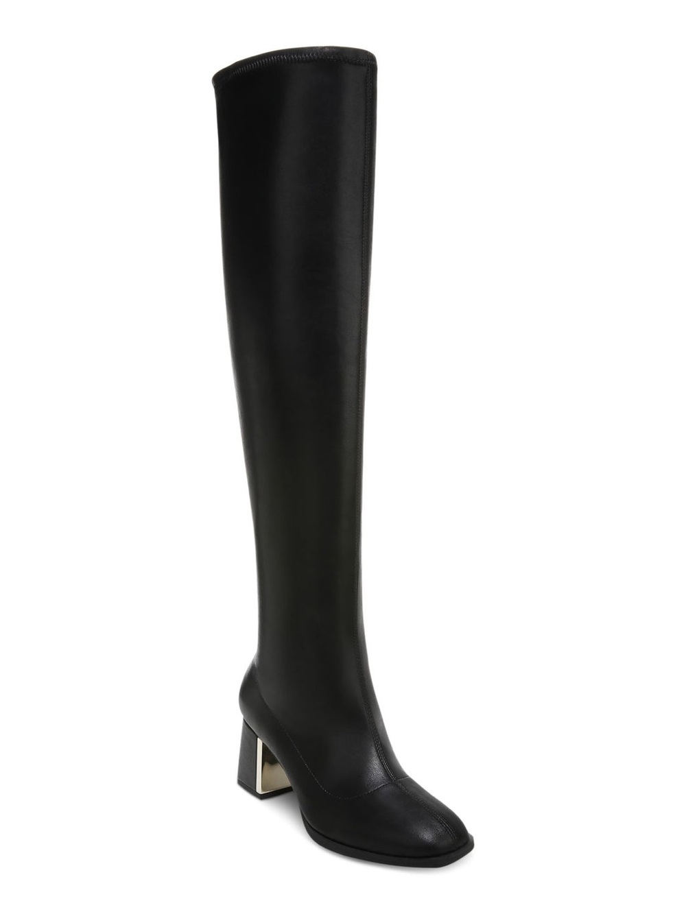 Alfani Black Nanda Square Toe Block Heel Boots